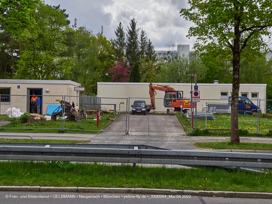 04.05.2022 - Baustelle am Haus für Kinder in Neuperlach